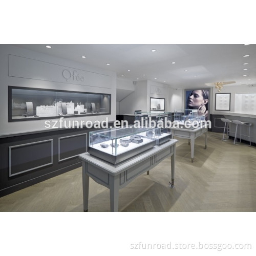 Popular Used Jewelry Display Cases For Store Design with Jewelry Stand